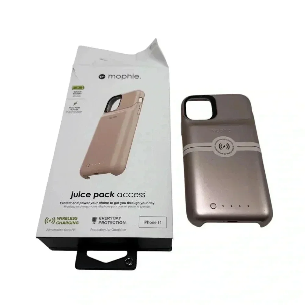 Mophie iPhone 11 juice pack phone case charger Wireless charging